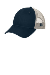 New Era® 9TWENTY® Unstructured Mesh Snapback Cap - Deep Navy/ Stone - OSFA